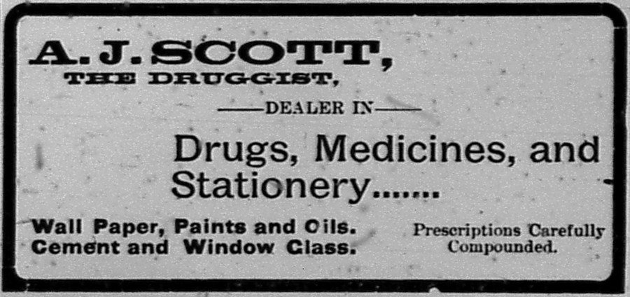 Newspaper ad - <i>Hancock Evening Journal</i>, 03 Jul 1901